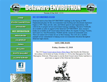 Tablet Screenshot of delawareenvirothon.org